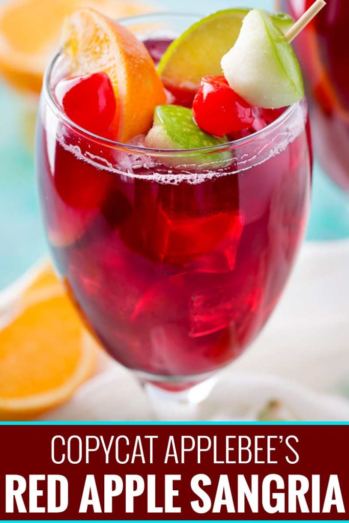 Applebee’s Red Apple Sangria (Copycat Recipe)