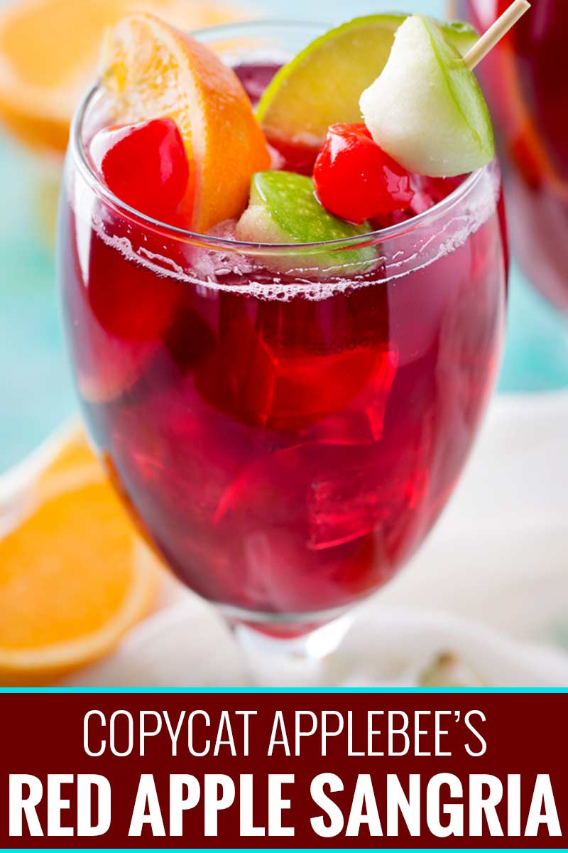 Applebee’s Red Apple Sangria (Copycat Recipe)