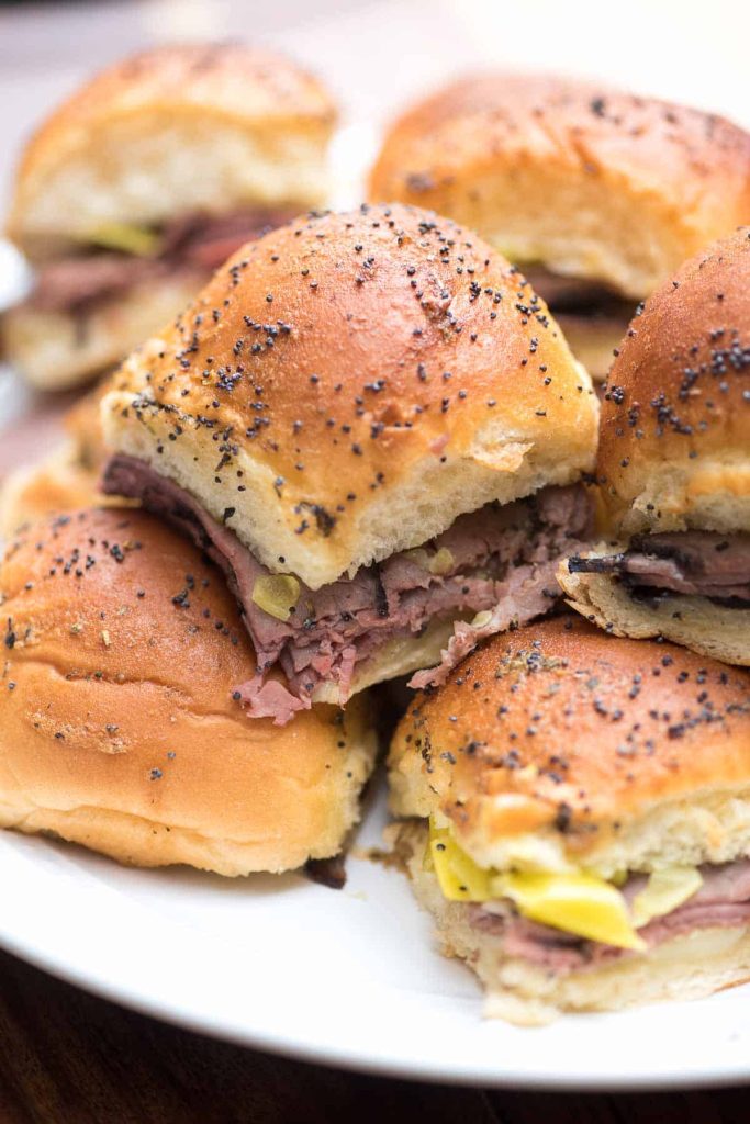 Baked Italian Beef Sliders