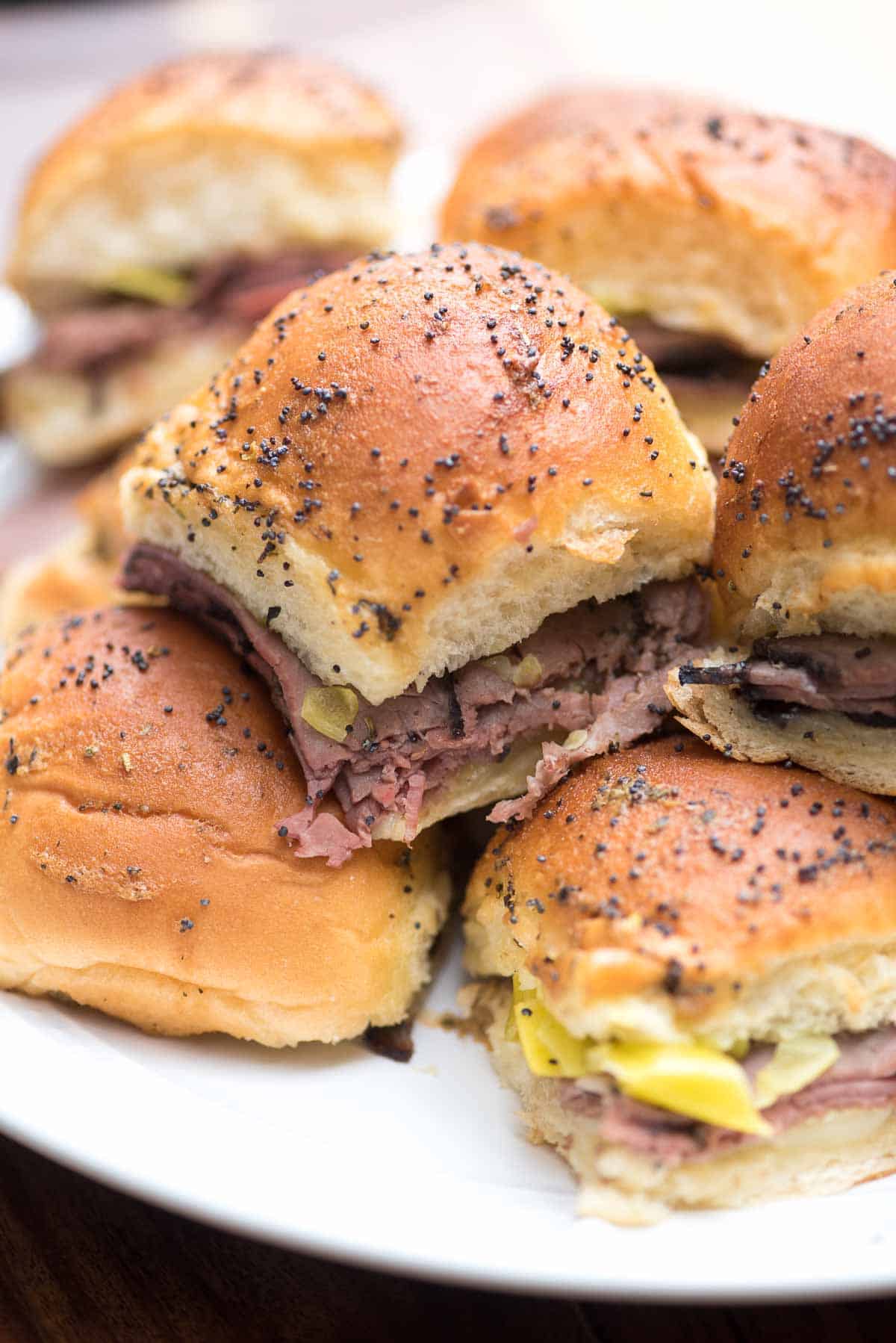 Baked Italian Beef Sliders