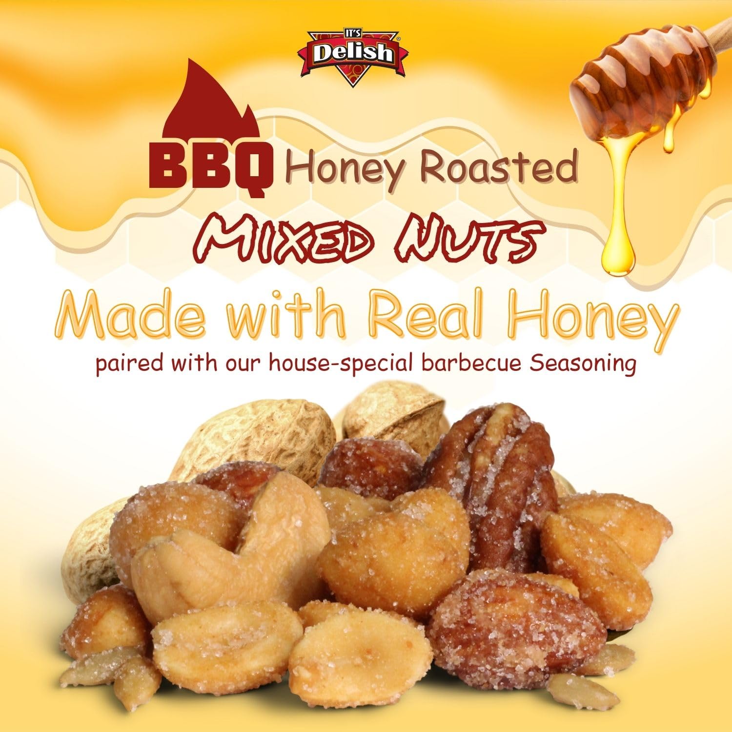 Barbecue Roasted Mixed Nuts