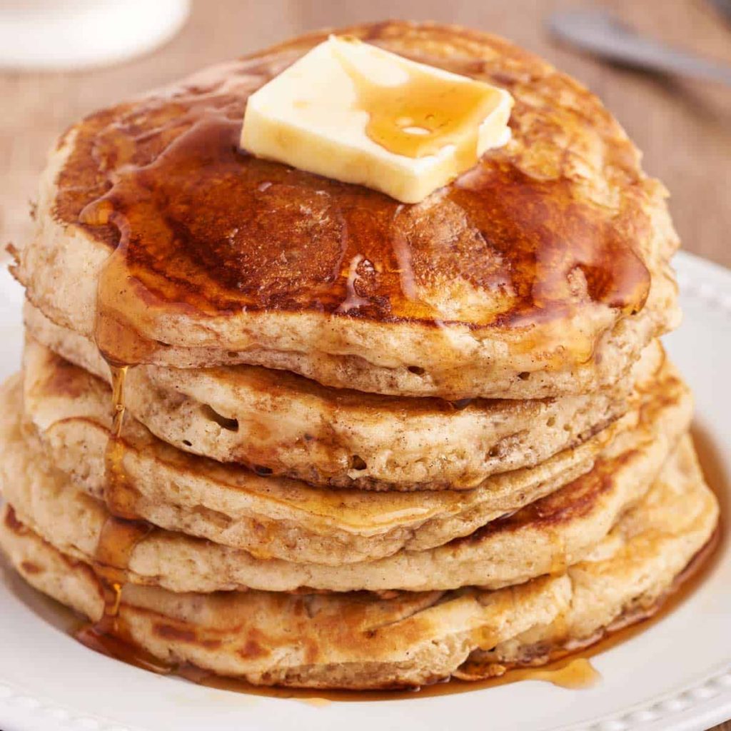 Buttermilk Pancakes with Vanilla and Cinnamon
