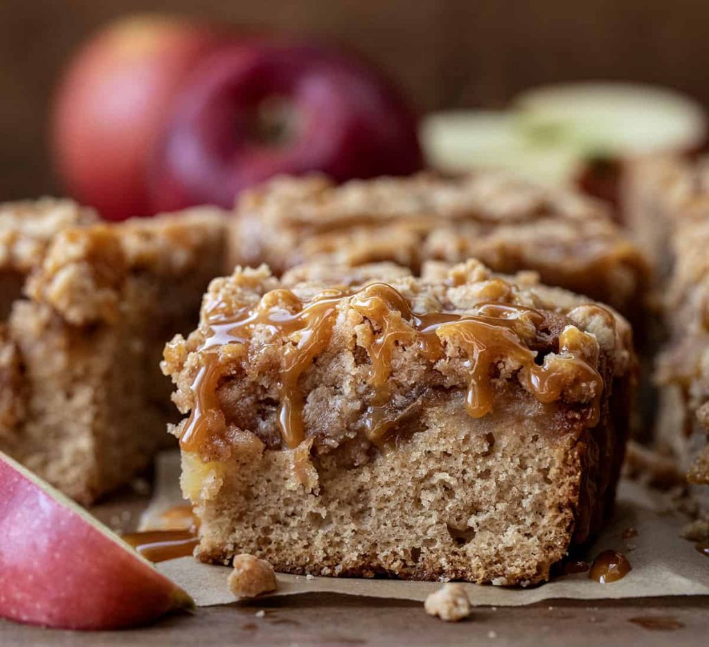 Caramel Apple Cake (crumb topped)