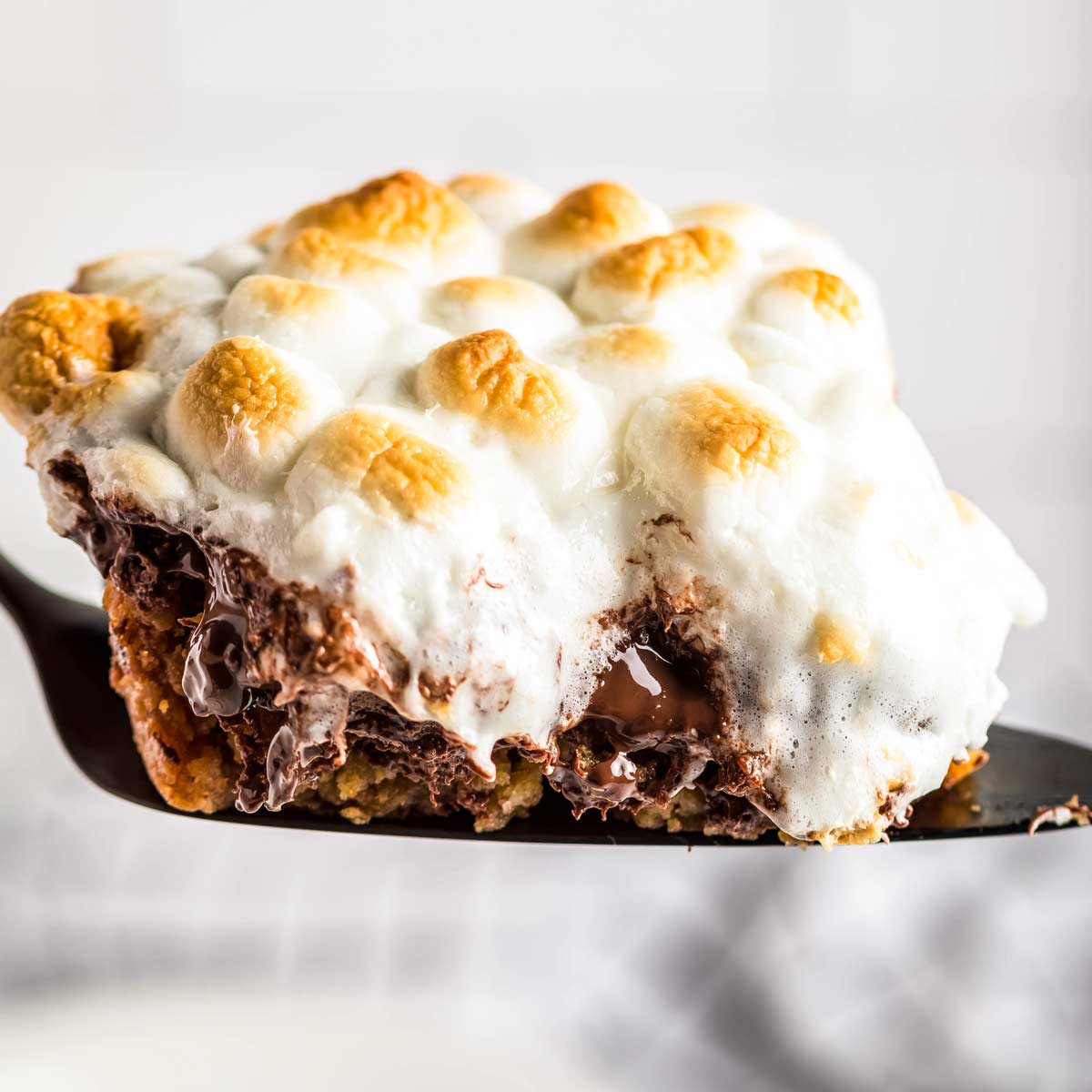 Caramel S’mores Cookie Cake