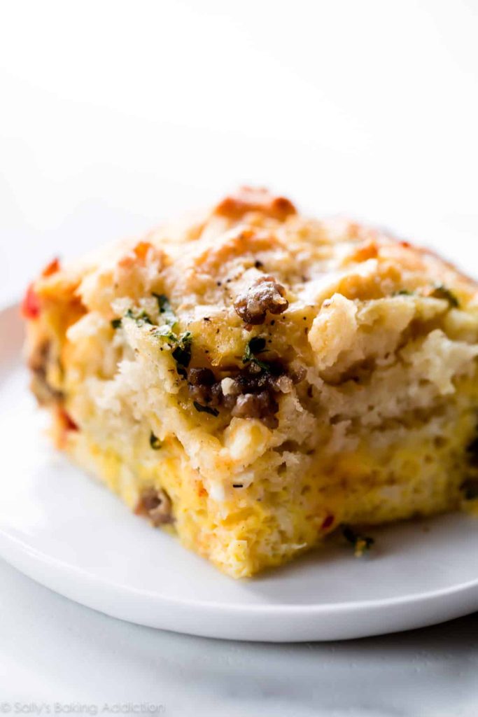 Cheesy Biscuit Breakfast Casserole