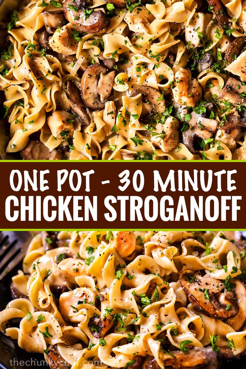 Chicken Stroganoff – 30 Minute, One Pot Meal
