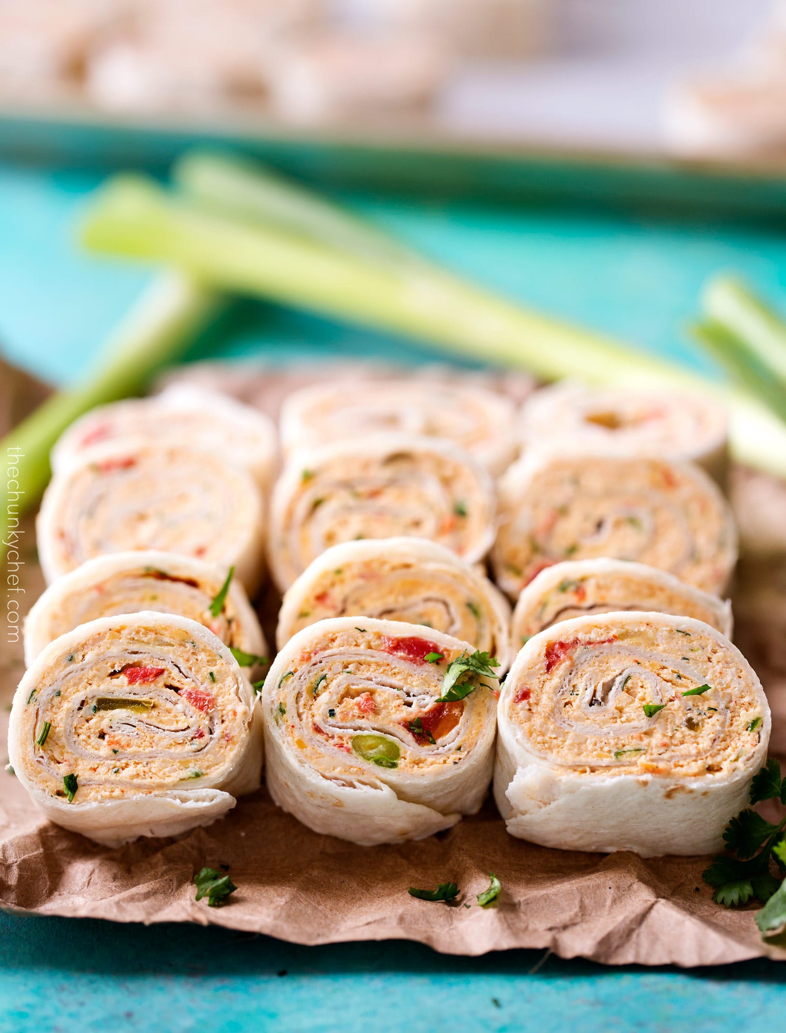 Chicken Taco Mexican Pinwheels