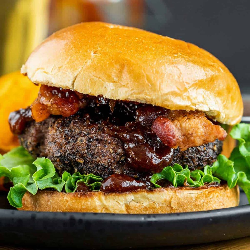 Coffee Rubbed Homemade Burgers