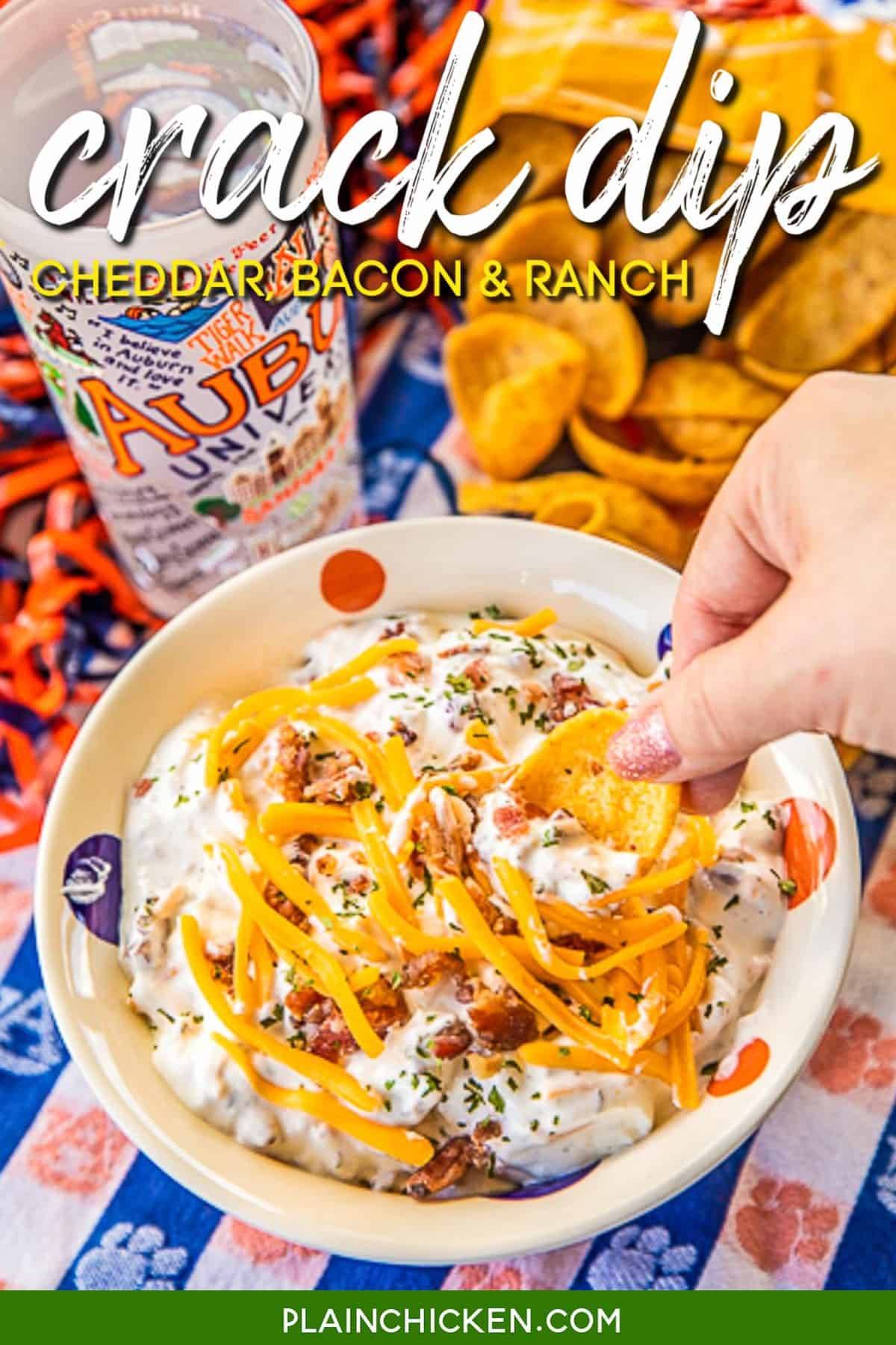 Creamy Bacon Cheese Dip (No Bake)