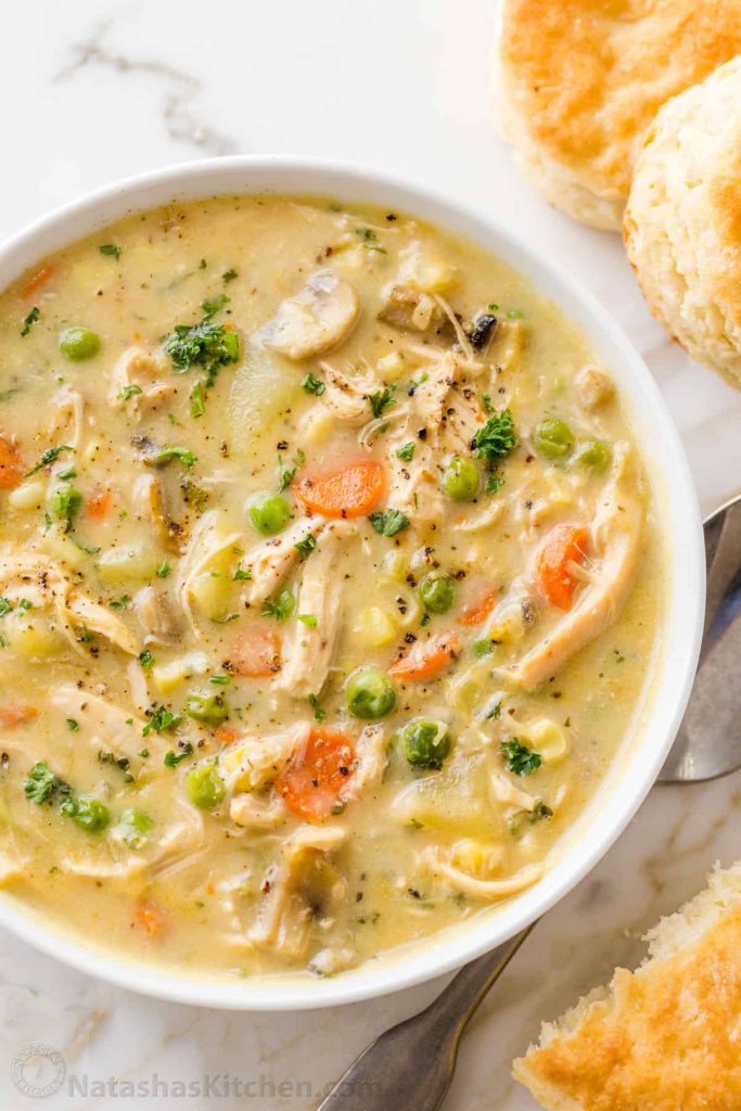 Creamy Chicken Pot Pie Soup