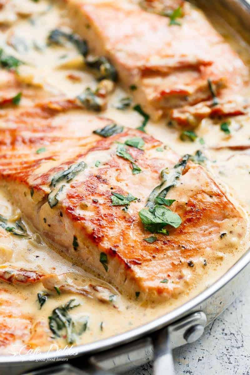 Creamy Garlic Tuscan Salmon
