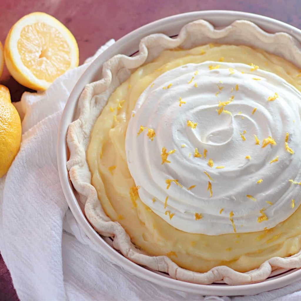 Creamy Sour Cream Lemon Pie
