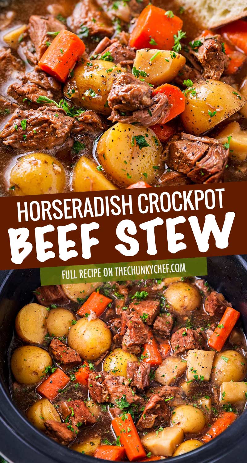 Crockpot Beef Stew (with Beer and Horseradish)