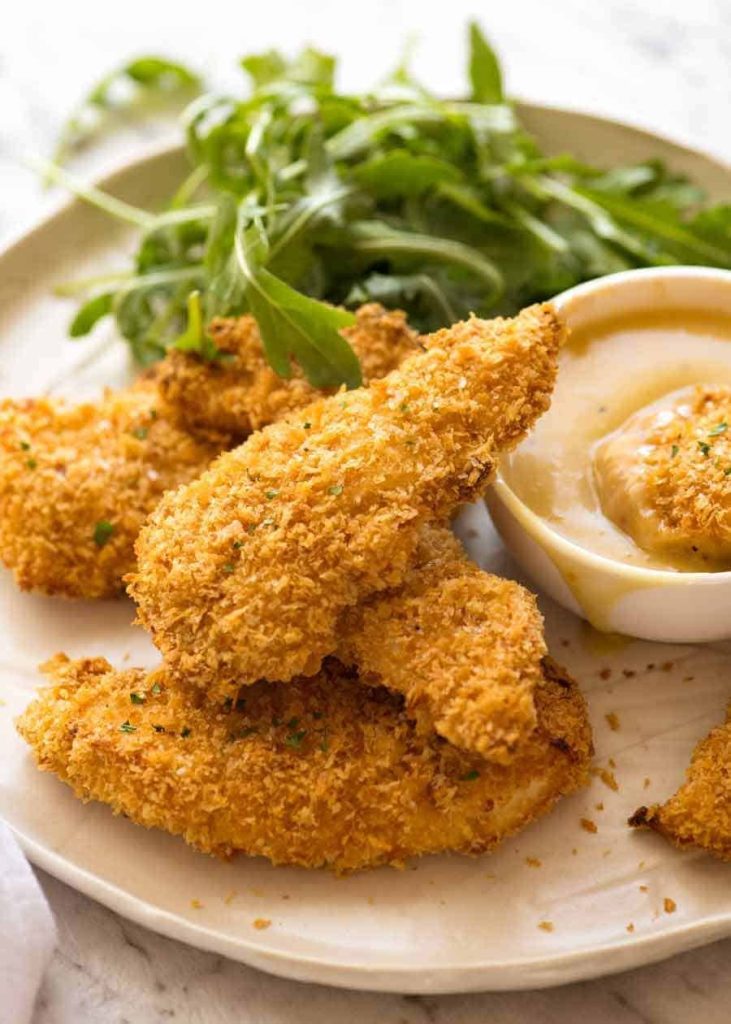 Crunchy Baked Chicken Tenders