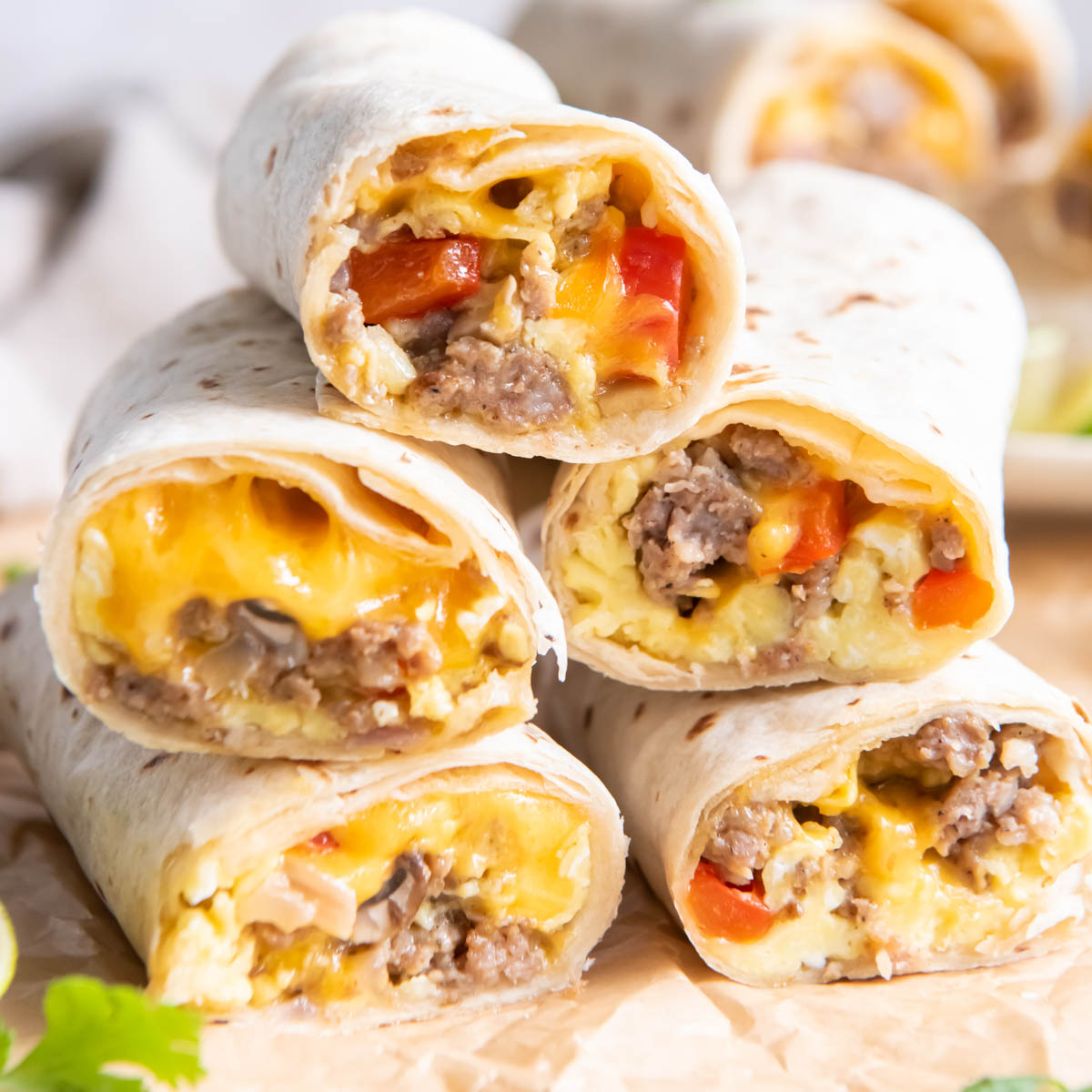 Easy Breakfast Burritos
