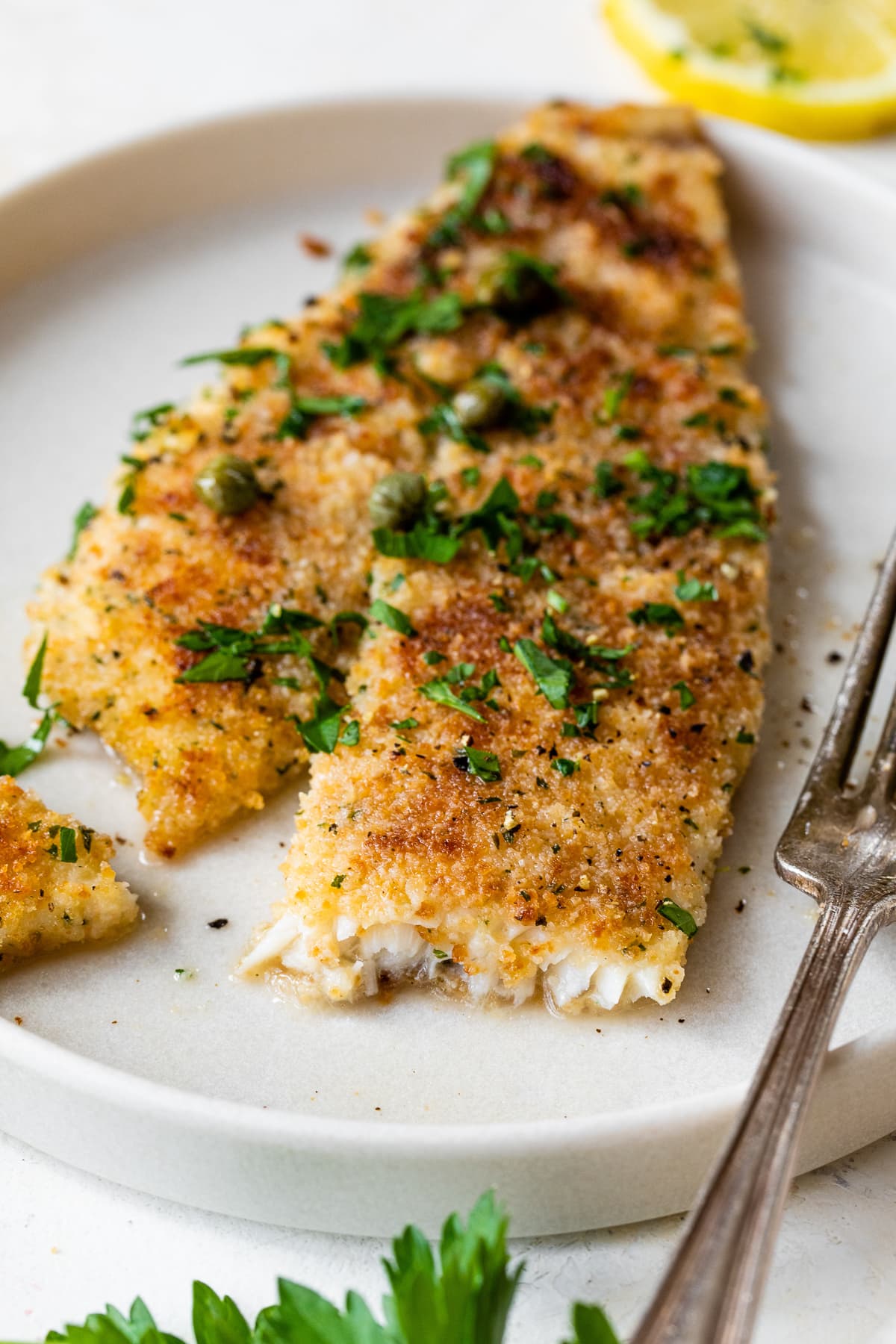 Flounder Piccata