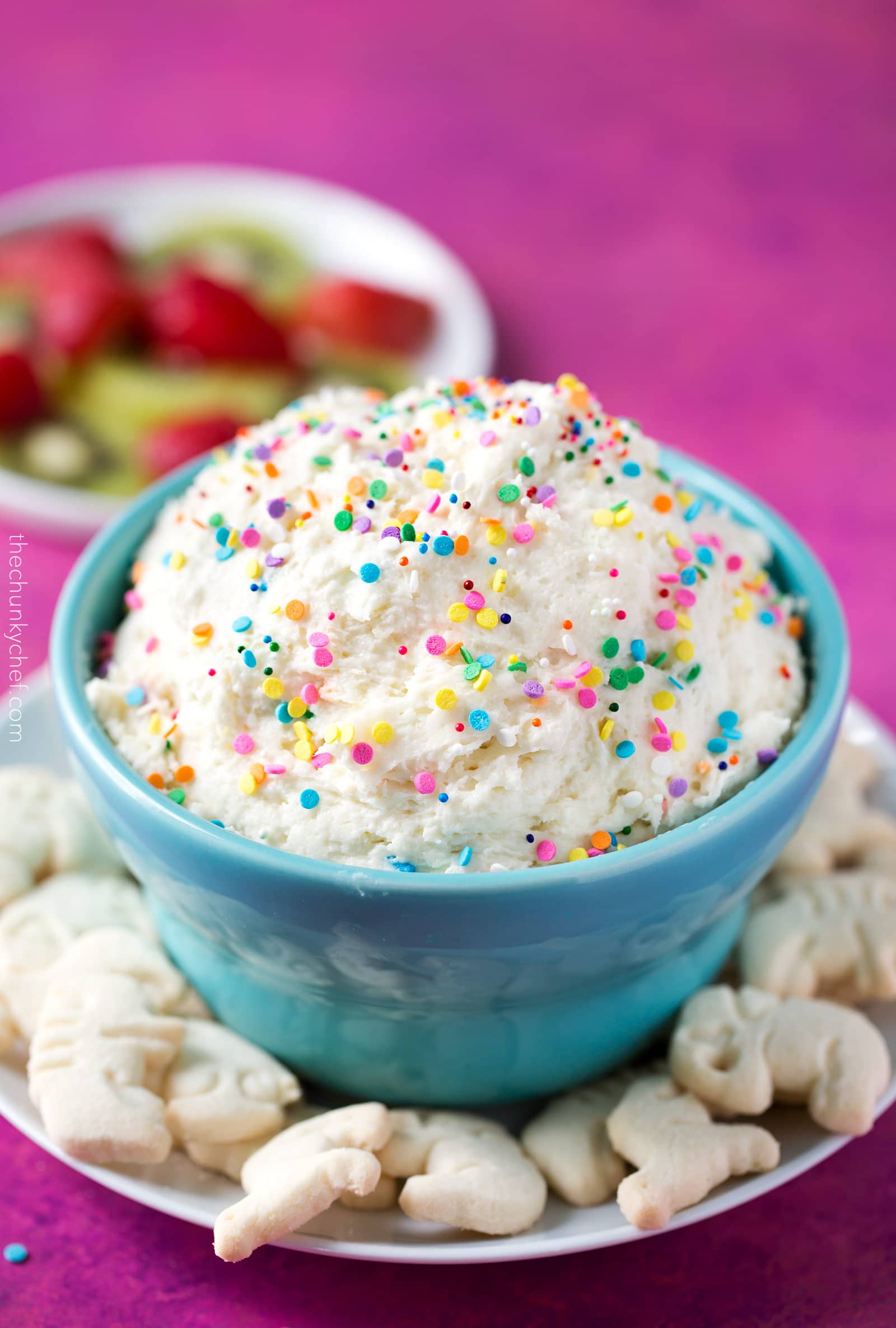Four Ingredient Funfetti Cake Batter Dip