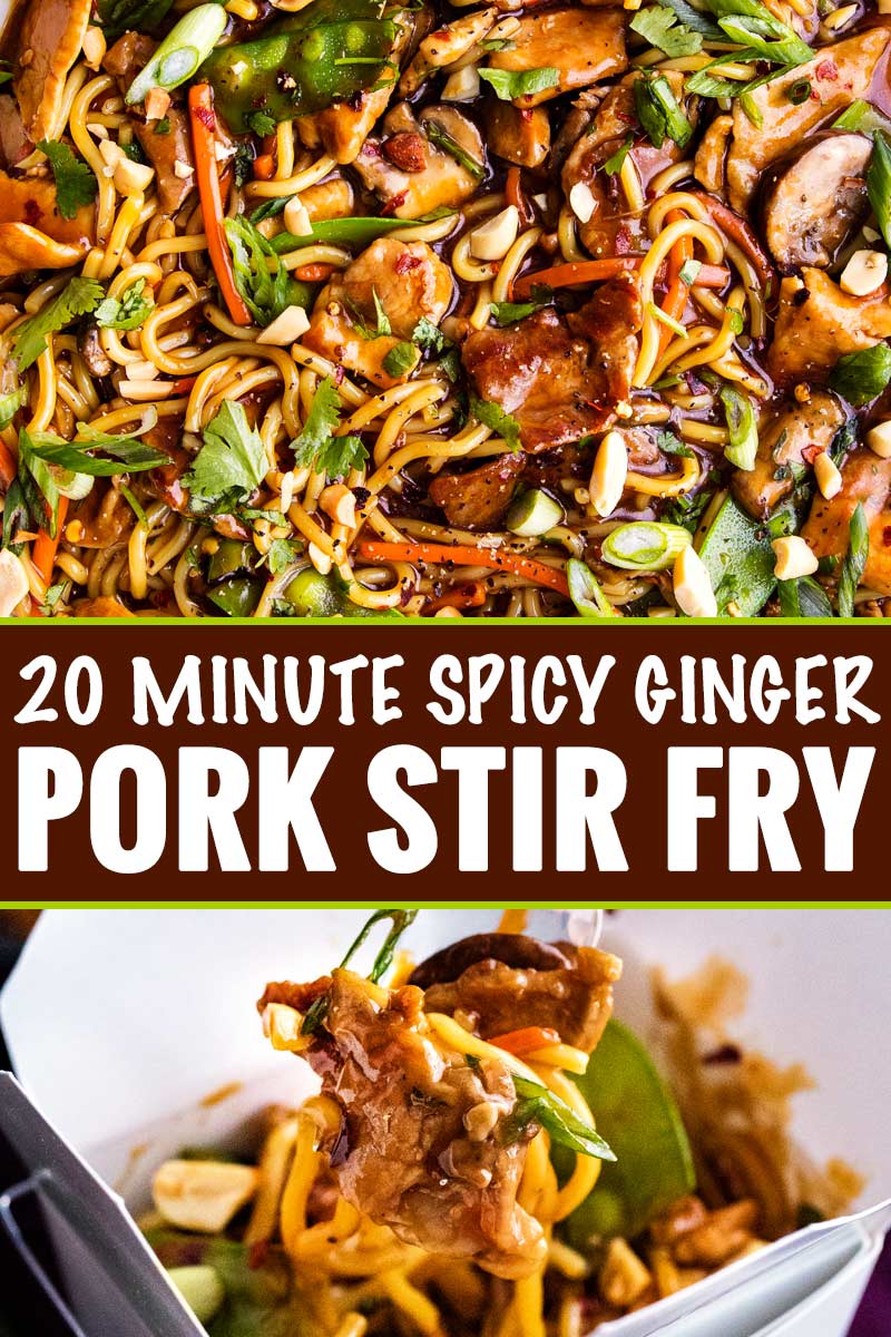 Garlic Ginger Pork Stir Fry