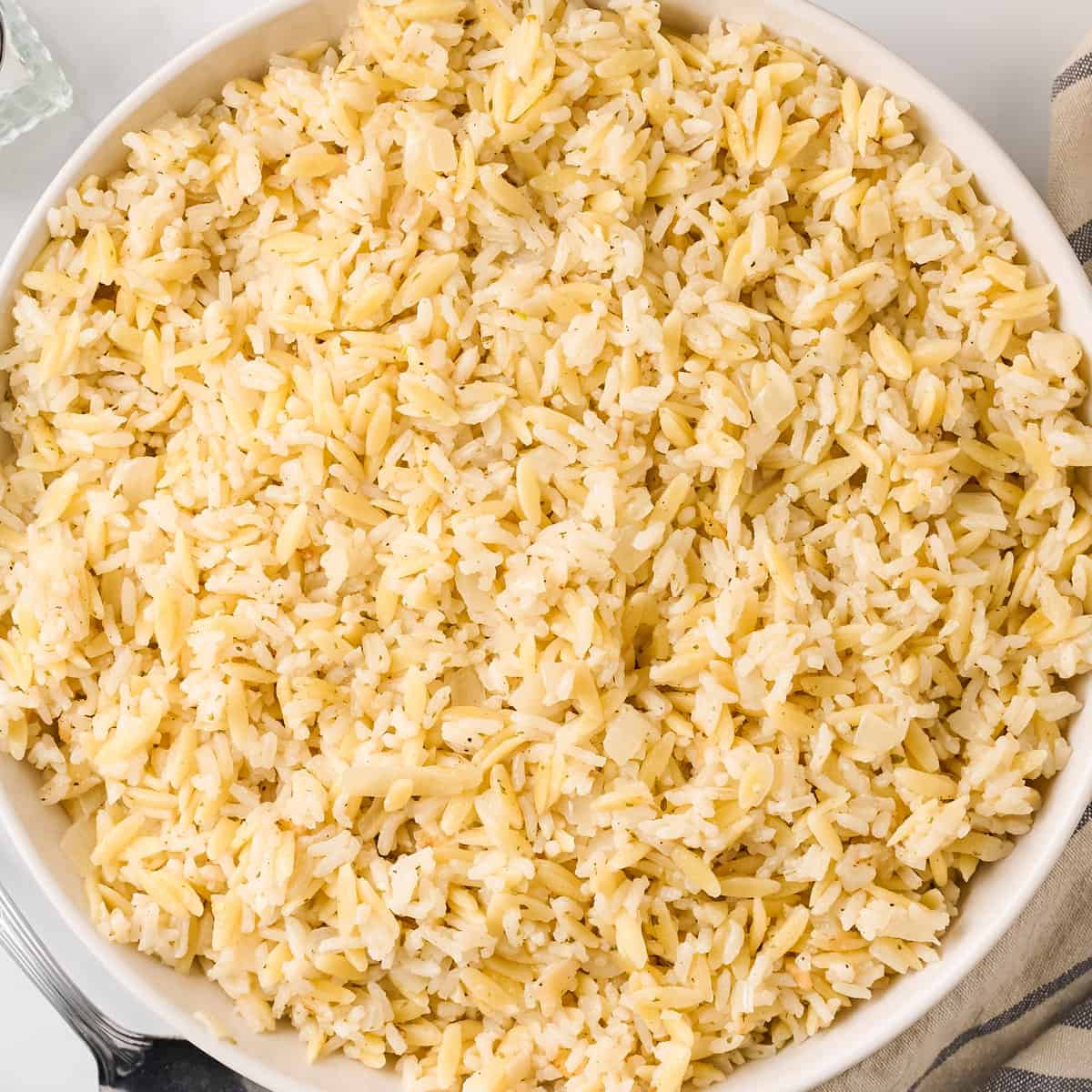 Garlic Parmesan Rice Pilaf