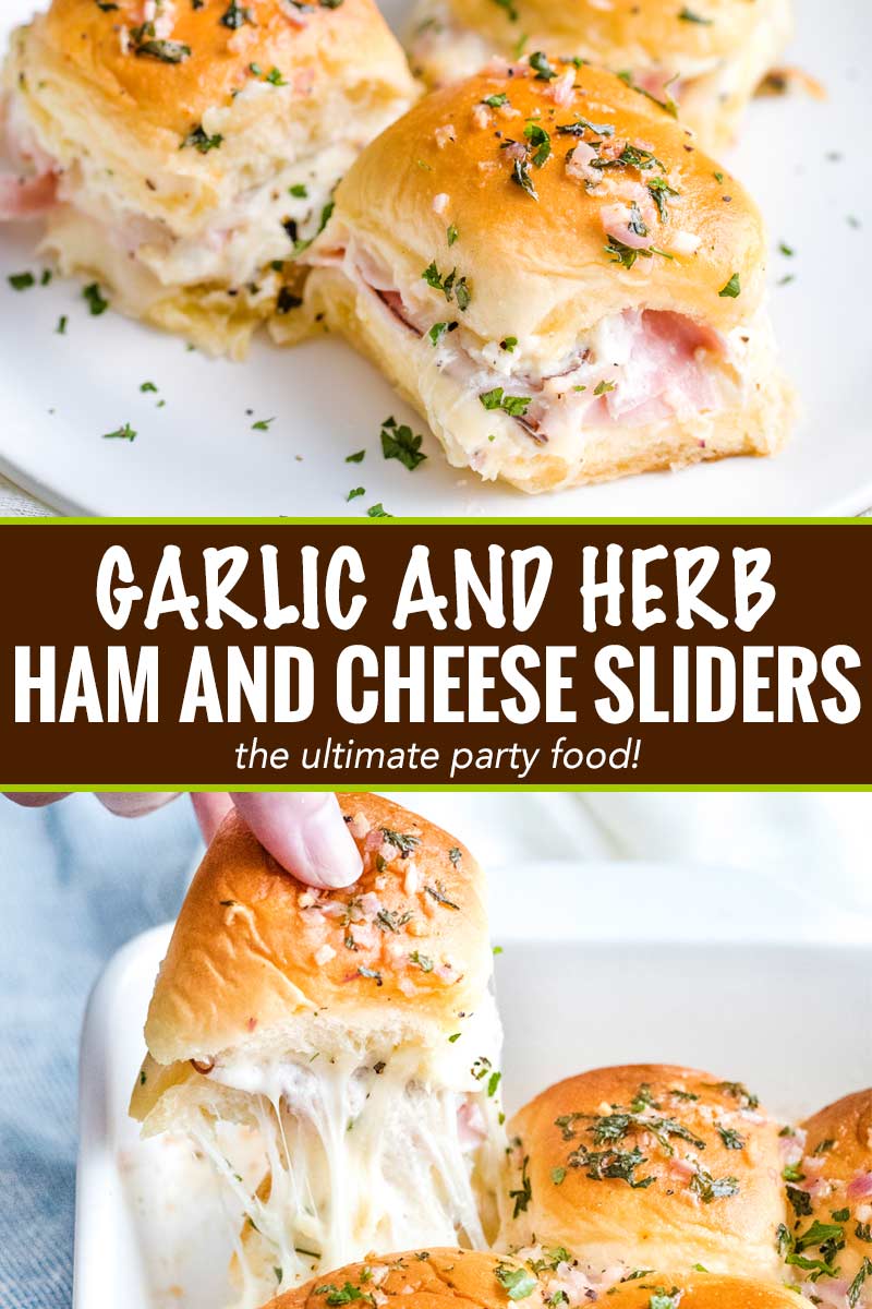 Garlic and Herb Ham and Cheese Sliders