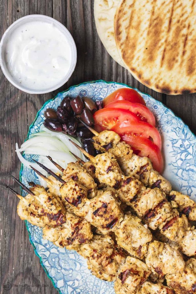 Greek-Style Chicken Kebabs (Chicken Souvlaki)