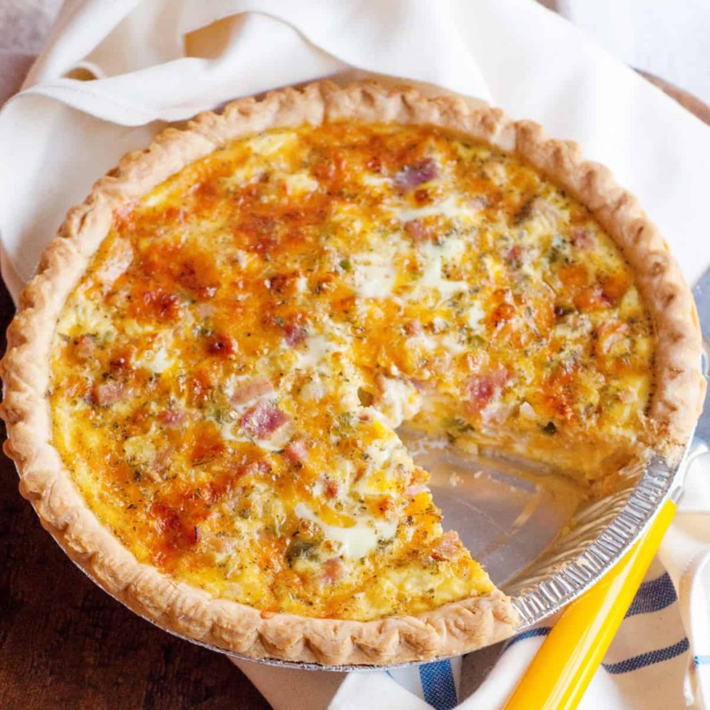 Ham and Cheese Quiche Recipe