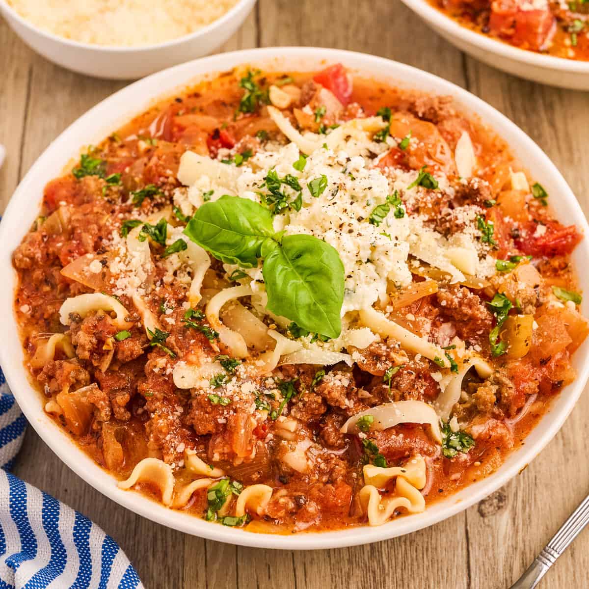 Hearty Lasagna Soup
