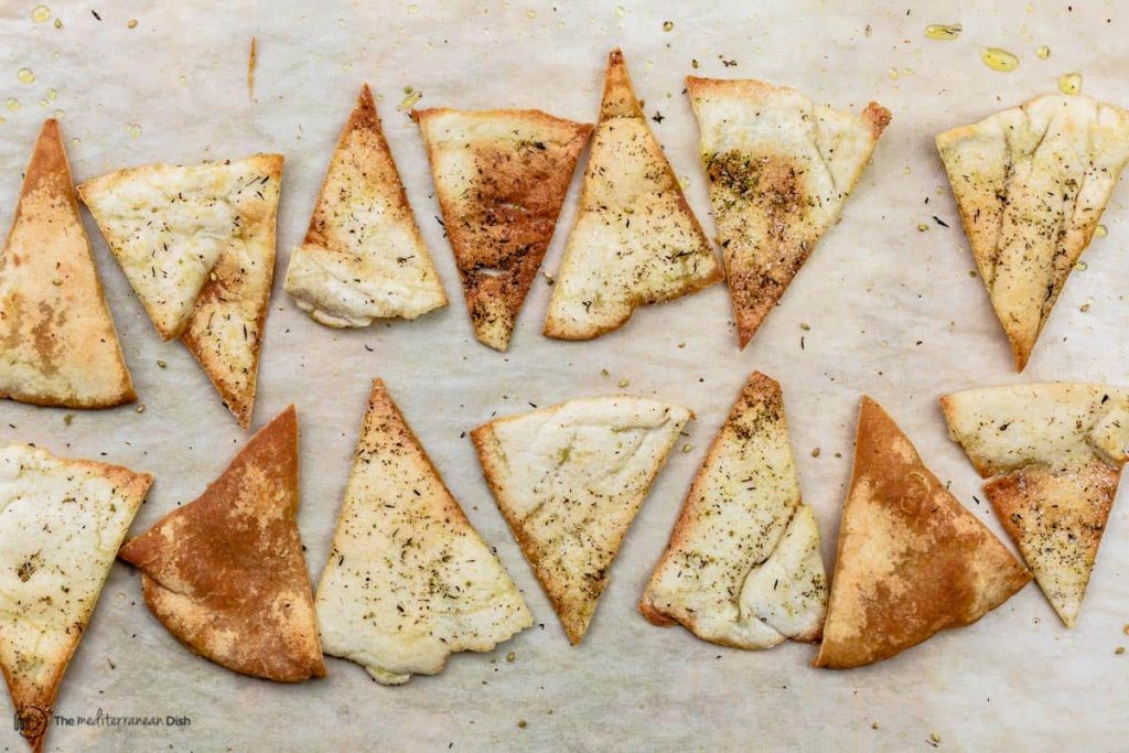 Homemade Baked Pita Chips