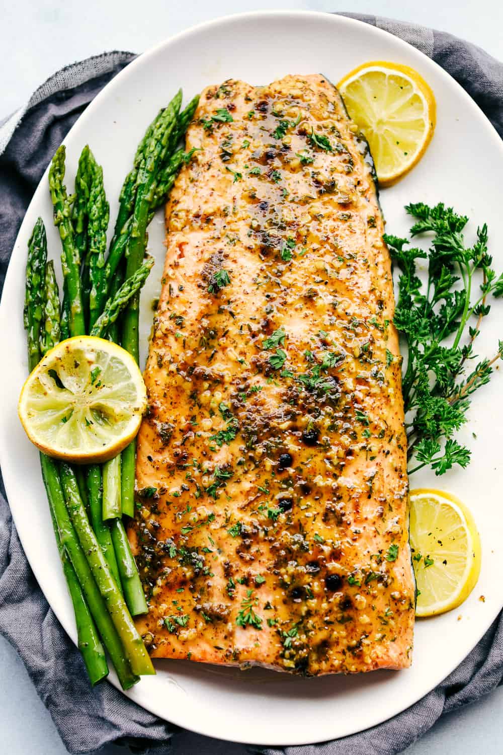 Honey Dijon Broiled Salmon