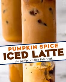 Iced Pumpkin Spice Latte