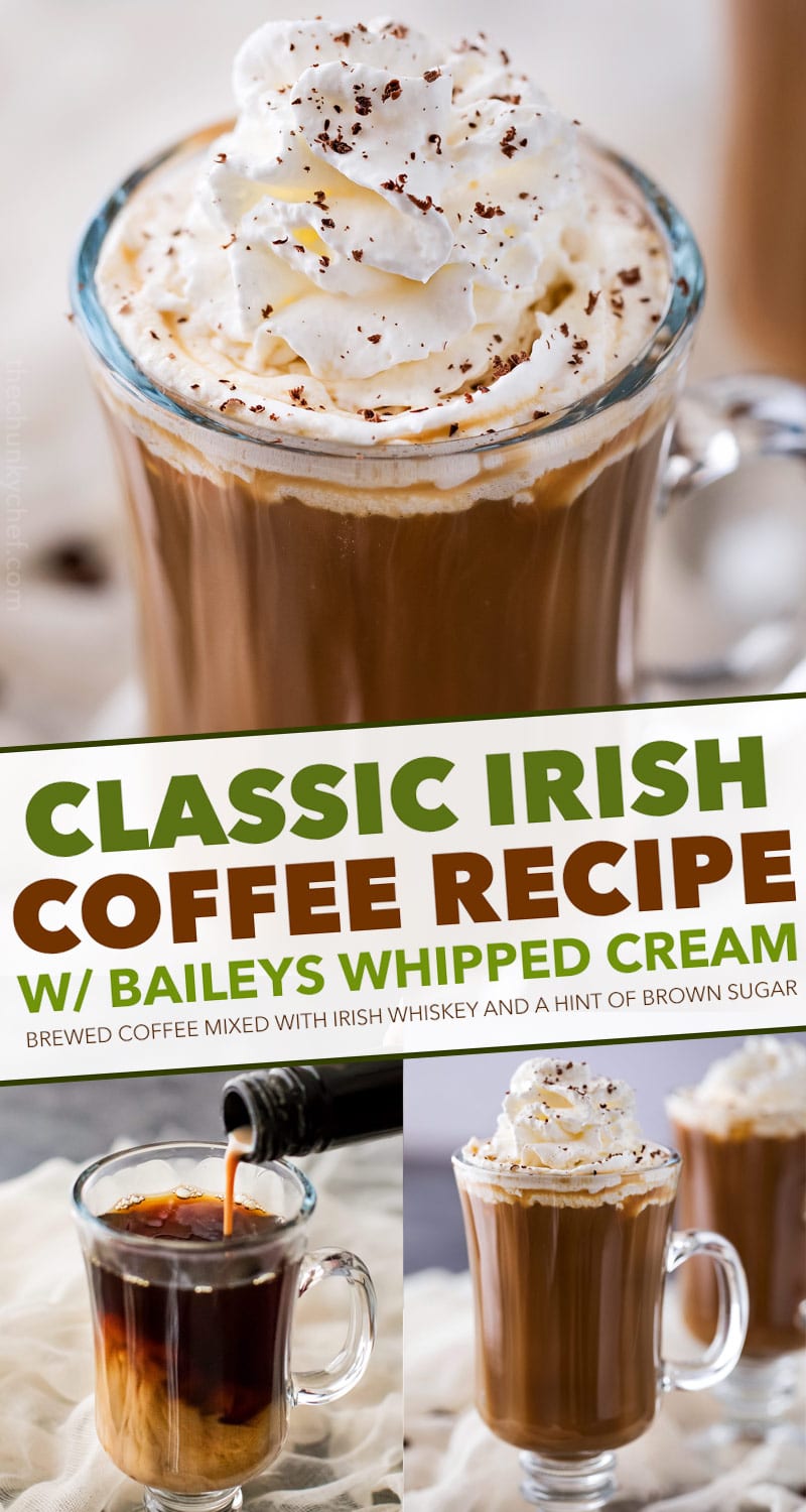 Irish Coffee with Boozy Whipped Cream