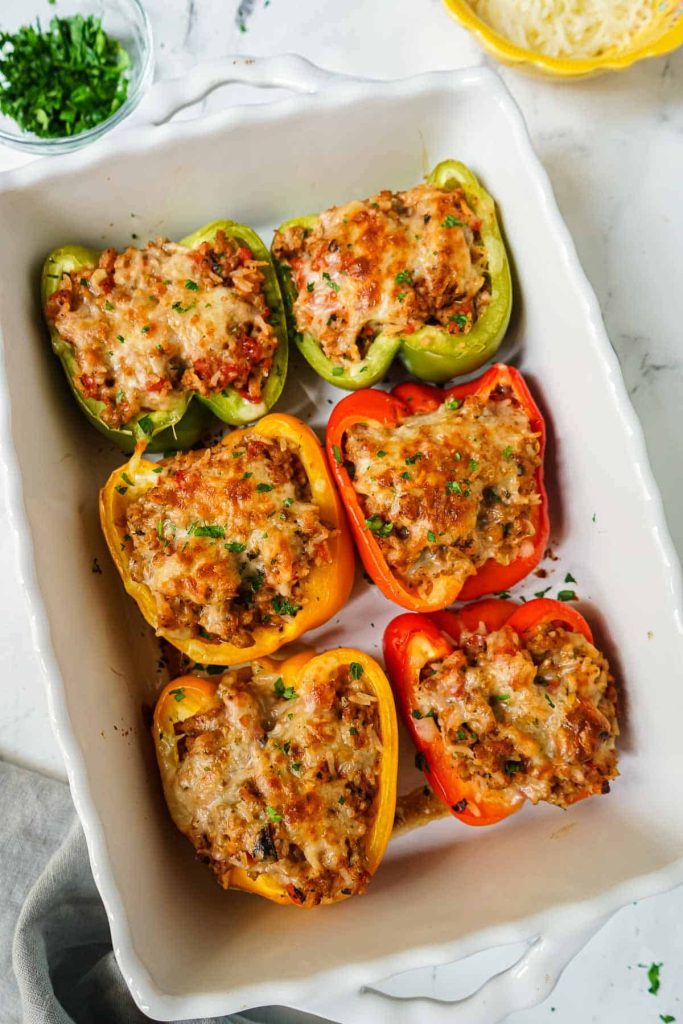 Italian Sausage Stuffed Peppers