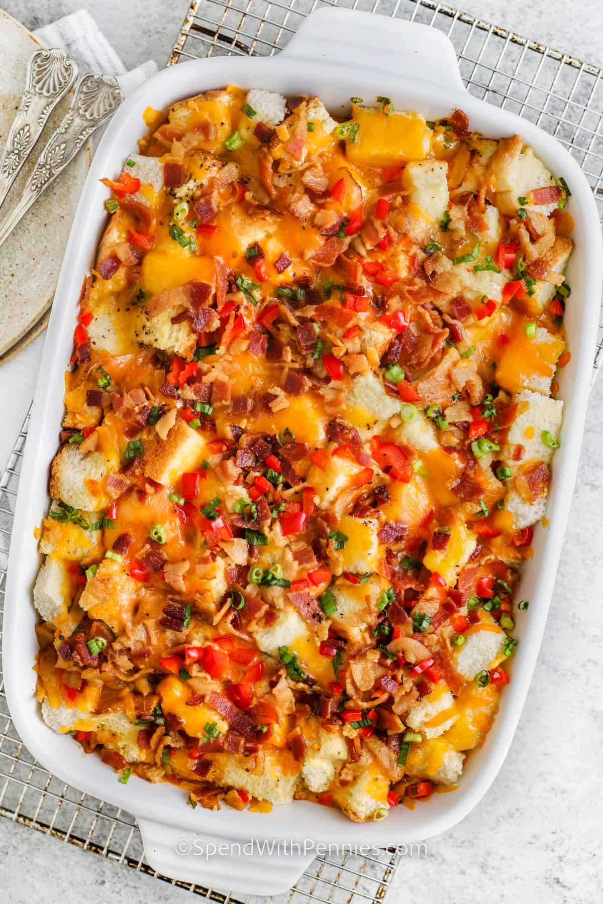 Loaded Overnight Breakfast Casserole