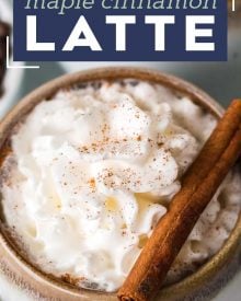 Maple Cinnamon Latte