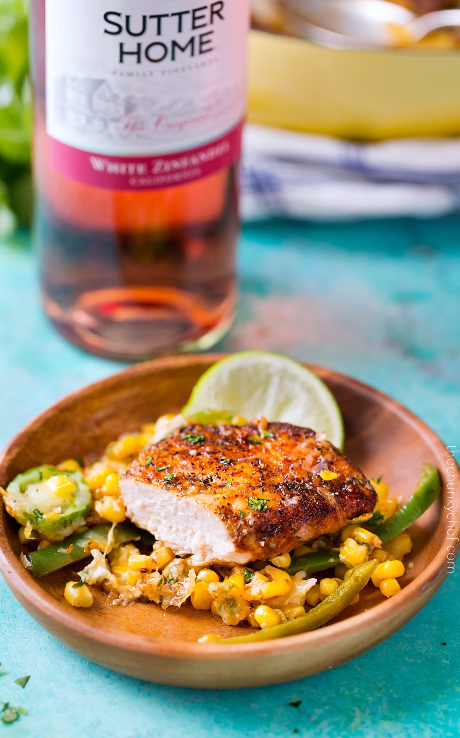 One Pan Cheesy Jalapeño Chicken