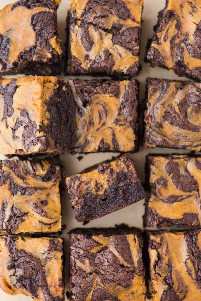 Pumpkin Cheesecake Brownies
