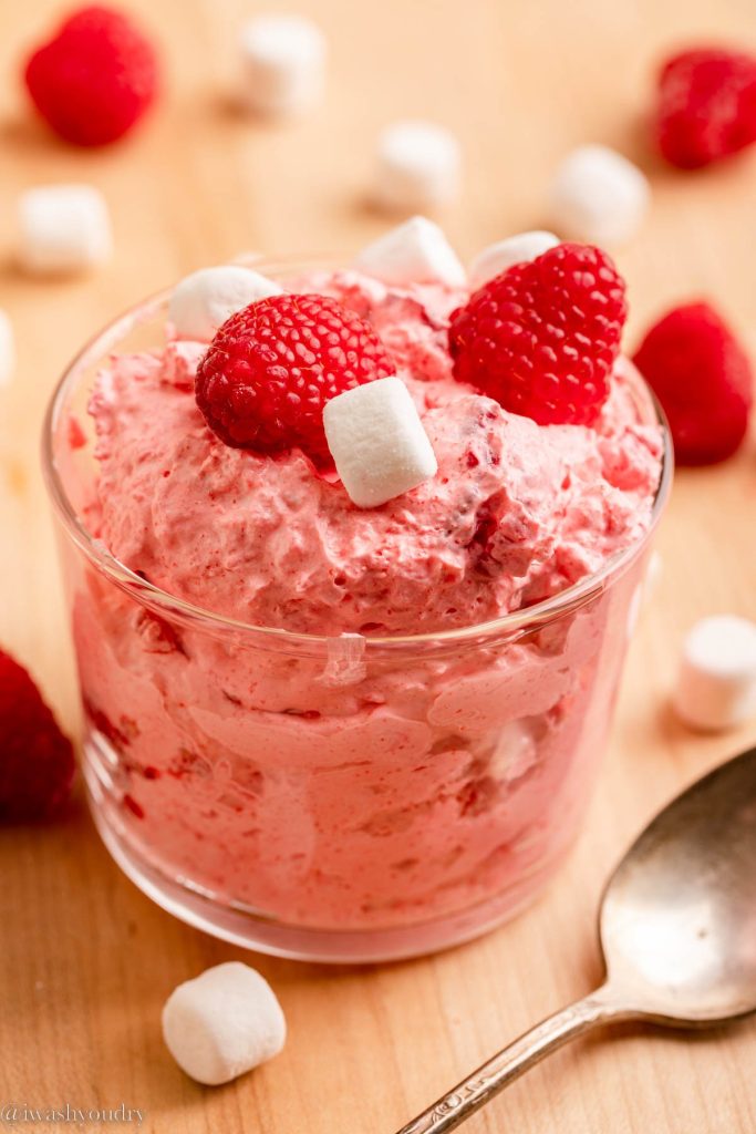 Raspberry Fluff Jello Salad