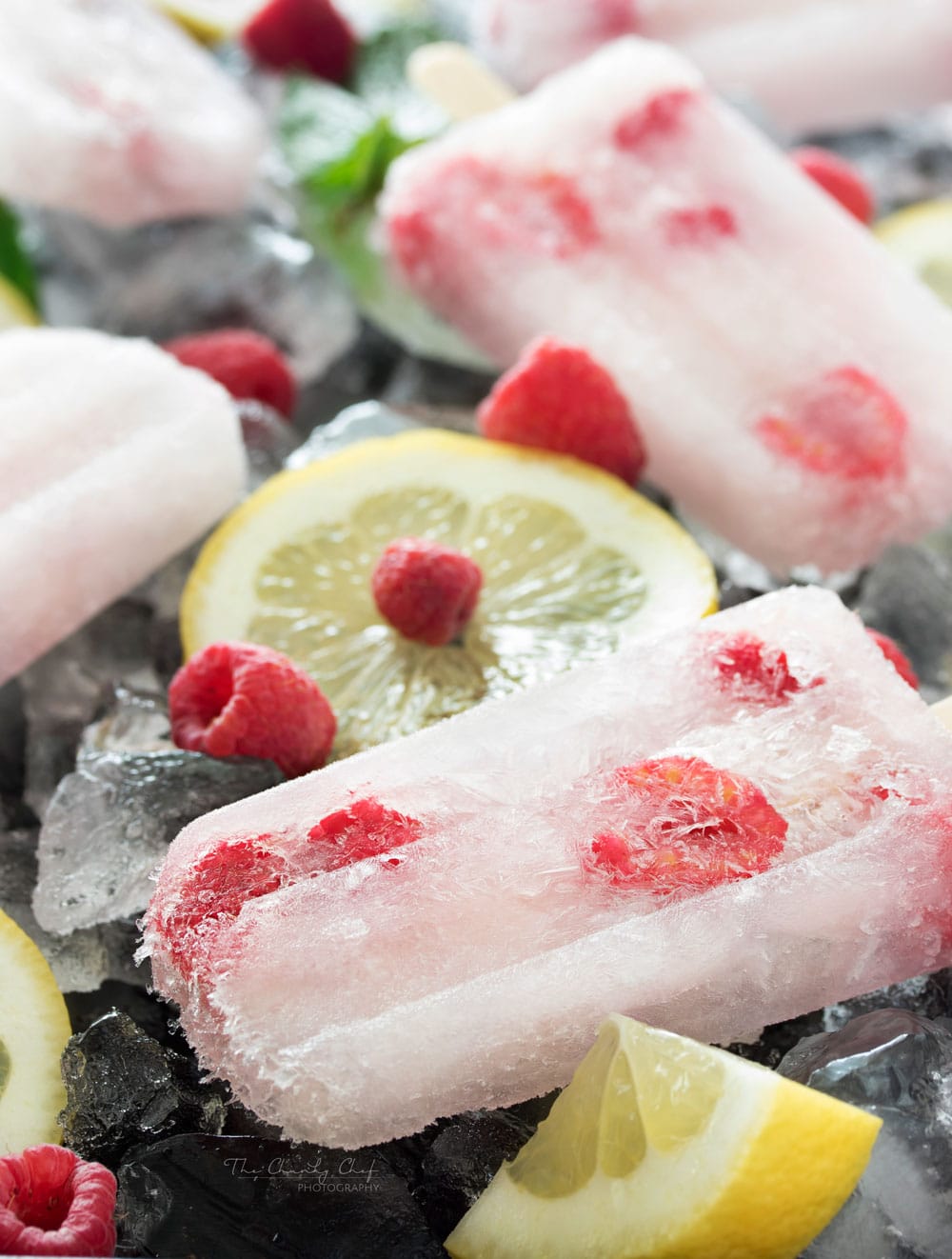 Raspberry Lemonade Popsicles