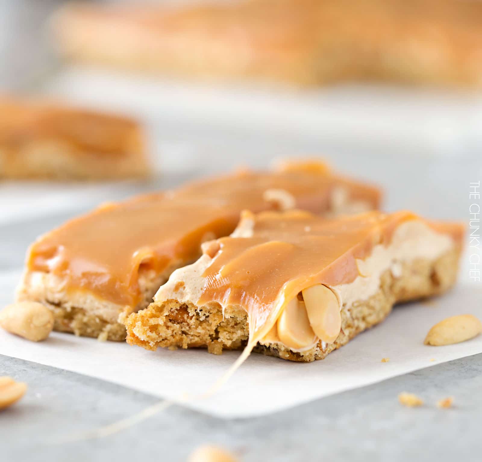 Salted Caramel Peanut Bars