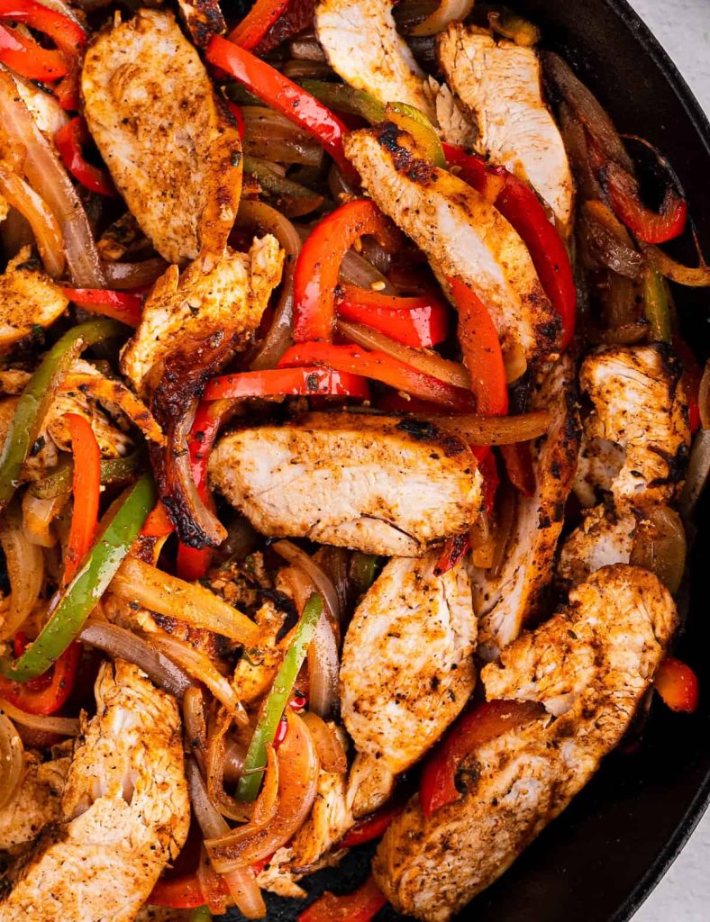 Skillet Chicken Fajitas