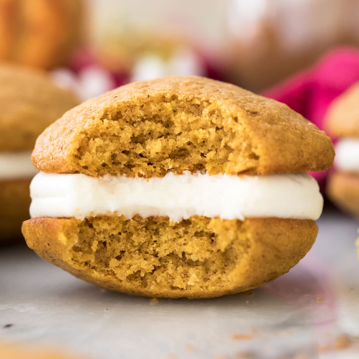 Spiced Pumpkin Whoopie Pies