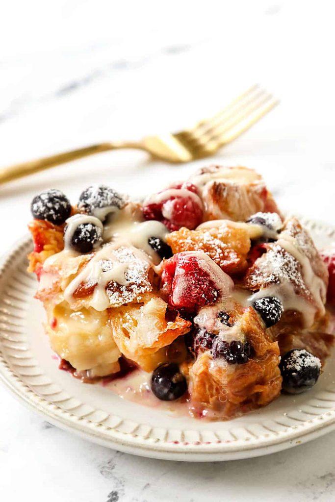 Sweet Croissant Breakfast Casserole