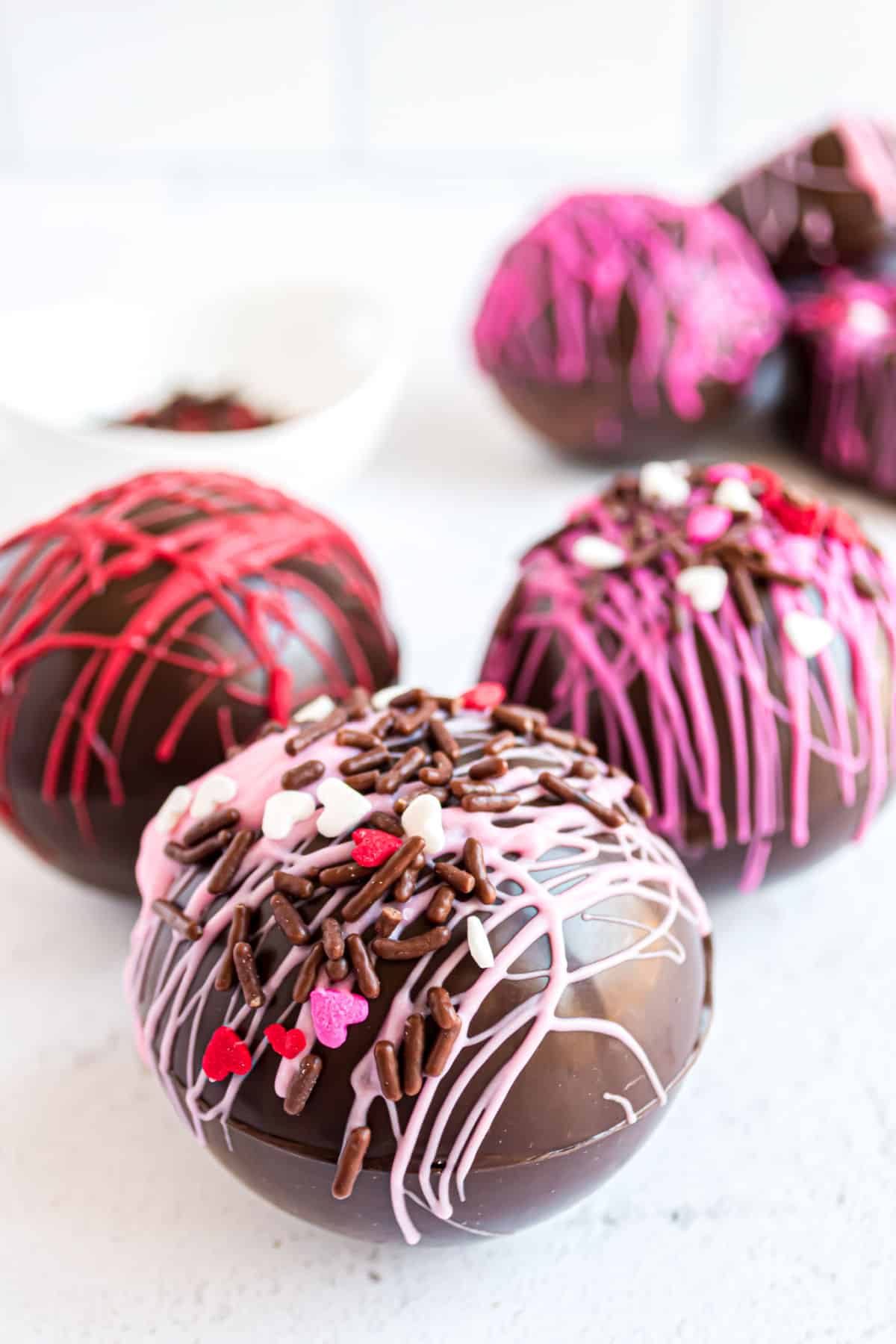 Valentine’s Day Hot Chocolate Bombs
