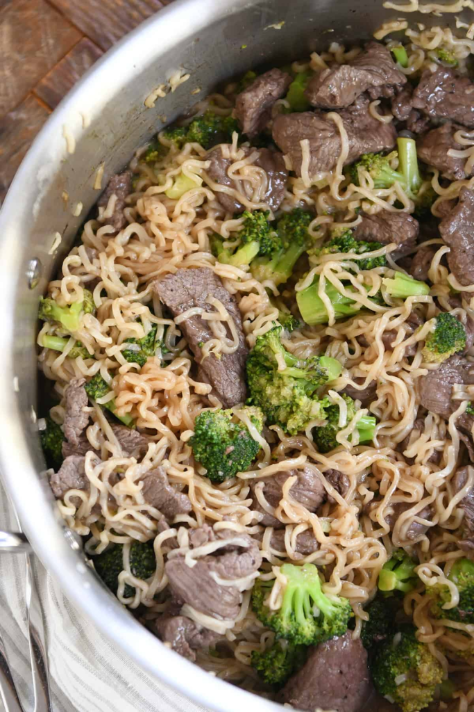 One-Pot Beef Ramen Noodles Recipe