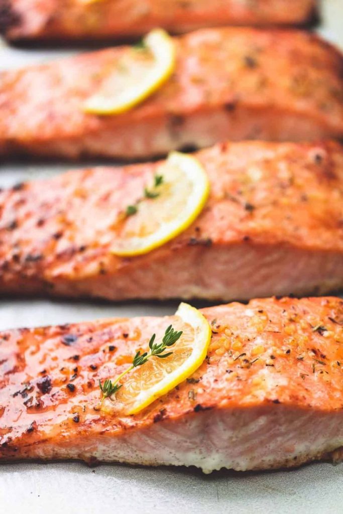 Easy Baked Salmon With Brown Sugar And Spices