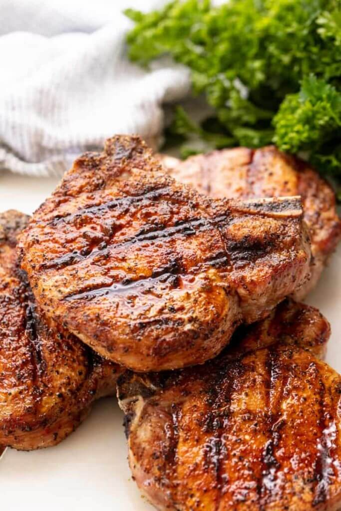 Tangy Grilled Pork Loin Chops