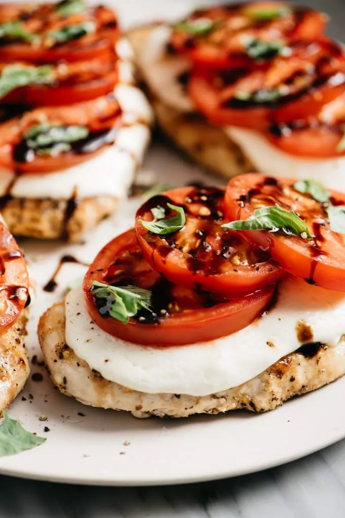 Caprese Grilled Chicken Breasts