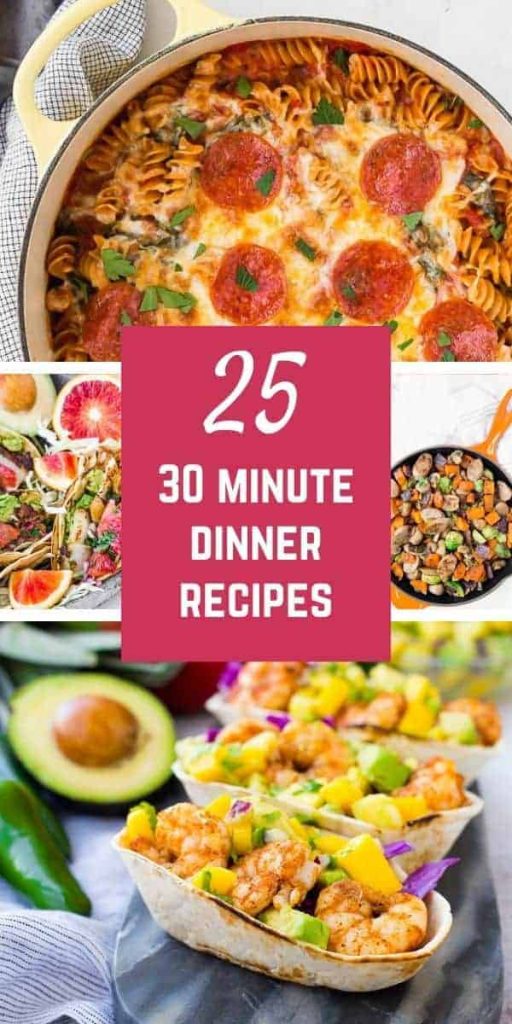7 Easy 30-Minute Dinners For Every Night Of The Week