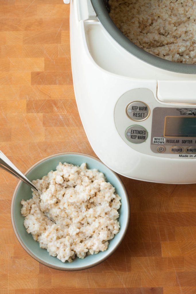 Rice Cooker Oats Breakfast Delight