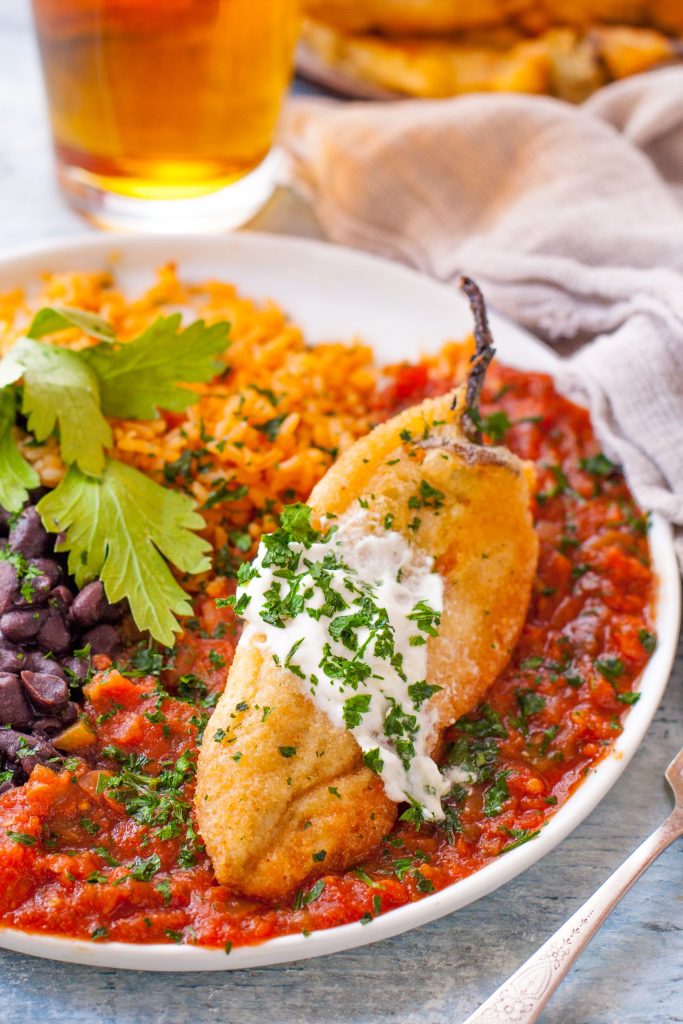 Authentic Mexican Chile Rellenos